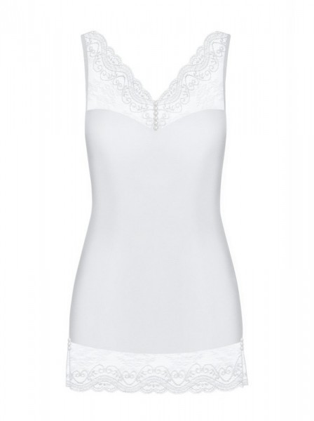 Sexy chemise con perizoma Obsessive Miamor bianca Obsessive Lingerie in vendita su intimo.uno