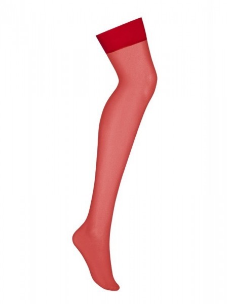 Sexy calze da reggicalze Obsessive S800 rosse Obsessive Lingerie in vendita su intimo.uno