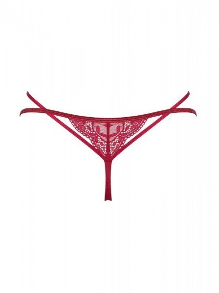 Sexy perizoma rosso a doppia stringa Obsessive Ivetta Obsessive Lingerie in vendita su intimo.uno