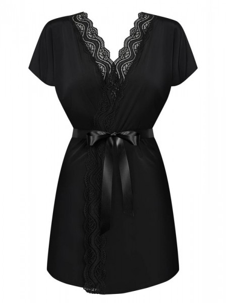 Sexy vestaglia nera Obsessive Diyosa Obsessive Lingerie in vendita su intimo.uno