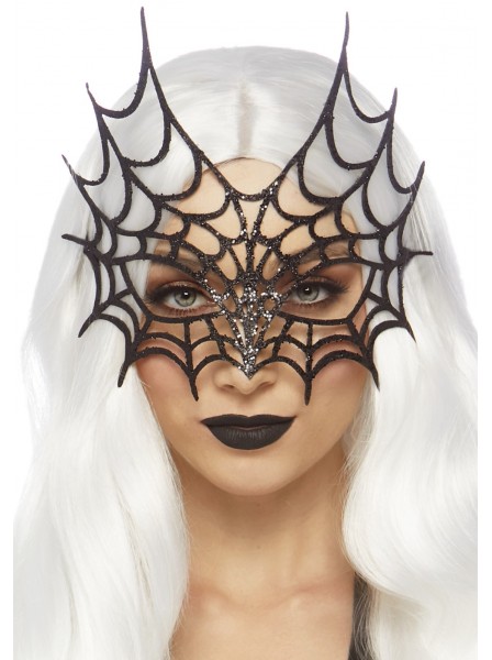 Sexy mascherina spider glitterata Leg Avenue in vendita su intimo.uno