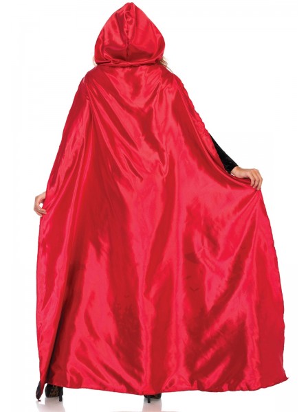 Sexy mantello in raso rosso Leg Avenue in vendita su intimo.uno
