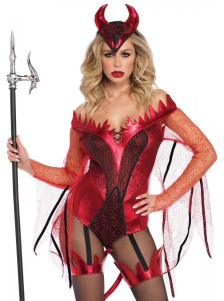 Sexy costume body da diavoletta con accessori Leg Avenue in vendita su intimo.uno