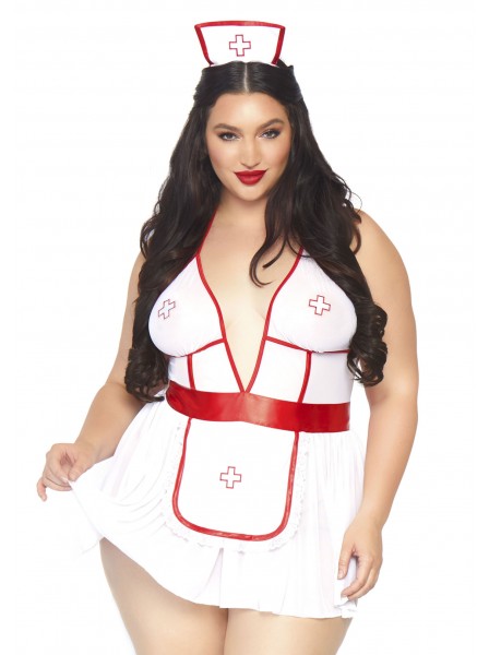 Sexy costume da infermiera Plus Size Leg Avenue con accessori Leg Avenue in vendita su intimo.uno