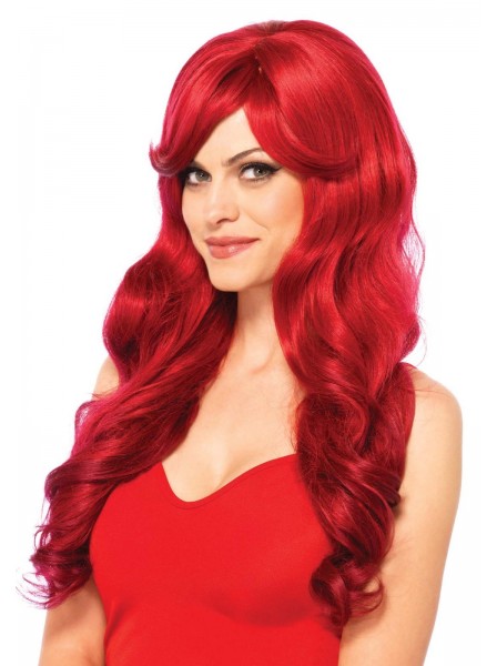 Sexy parrucca lunga ondulata rossa Leg Avenue Leg Avenue in vendita su intimo.uno