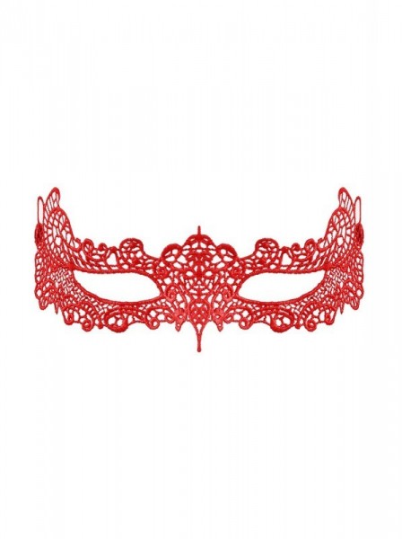 Sexy maschera in pizzo rosso Obsessive A701 Obsessive Lingerie in vendita su intimo.uno