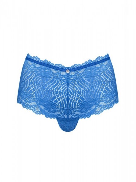 Sexy shorts in pizzo blu Obsessive Bluellia Obsessive Lingerie in vendita su intimo.uno